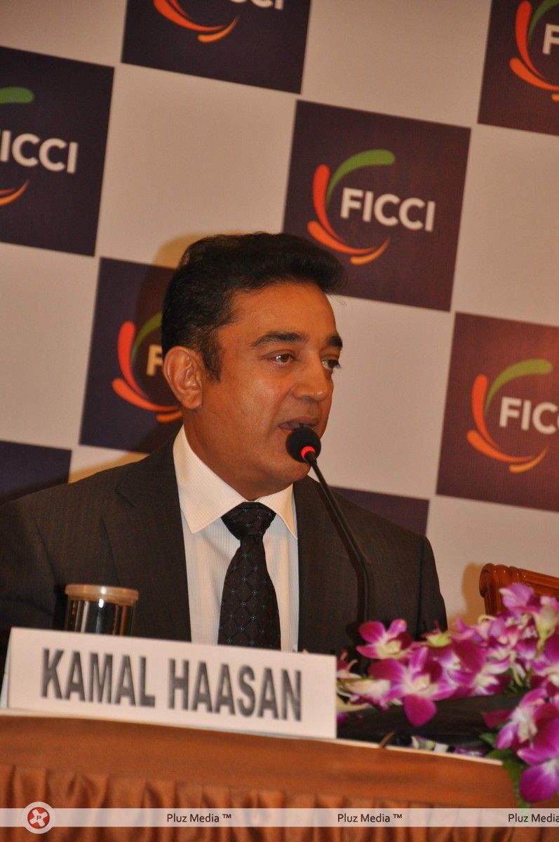 Kamal Haasan - Kamal Hassan at Federation of Indian Chambers of Commerce & Industry - Pictures | Picture 133365